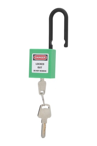 Tenfowee Endüstriyel Nylon İzole Güvenlik Kilitleri - 38mm Sıcaklık Dayanıklı -57 C/+177 C Elektrik/hidrolik Uygulamaları İçin Mor Plastik Kilit Diğer