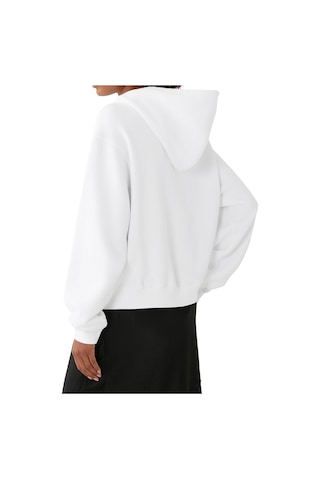 T By Alexander Wang Klasik Rahat Kadın Sweatshirt Beyaz