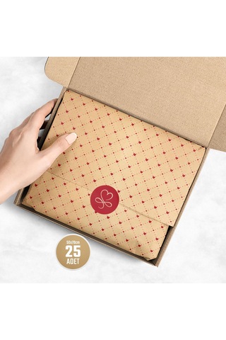 Akalbatu Pure Love Seri 70 G Sargı Kağıdı 50 x 70 CM 25'Li - Kraft