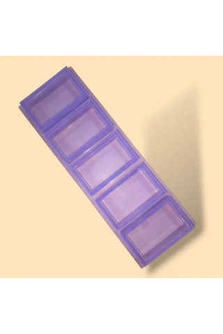 Reçine Epoksi Sabun Mum Silikon Kalıp 8x4x2 Cm Kod:58