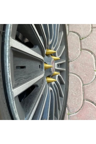 Sivri Mermi Bijon Kapağı Sökme Aparatlı Altın Sarısı 17mm