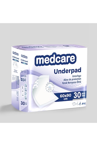 Medcare Yatak Koruyucu Örtü 60 x 90 CM 30 Adet