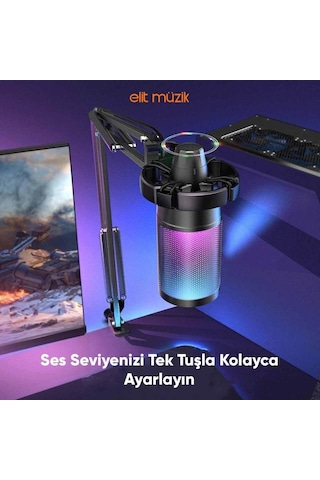 Fifine Ampligame A6T Twitch Youtuber Yayıncı USB Mikrofon Seti