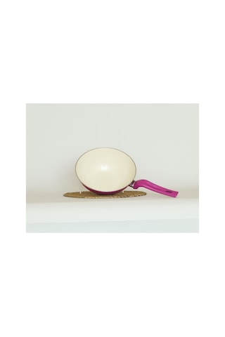 Wok Tava 24 Cm Fuşya - Sebze, Et, Tavuk, Sote Ve Noodle Yemekleri İçin