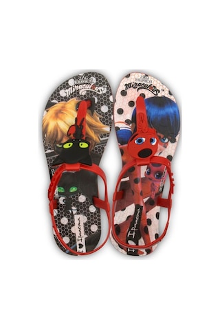 İpanema Ladybug Çocuk Sandalet Kırmızı/Siyah 30/35 WPP0273 Kırmızı - Siyah