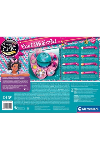 Clementoni Crazy Chic Havalı Tırnak Tasarımları