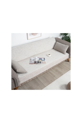 Çok Amaçlı Pamuklu Örtü- Kanepe-koltuk Şalı-koltuk Örtüsü 170x220-771 Kahverengi