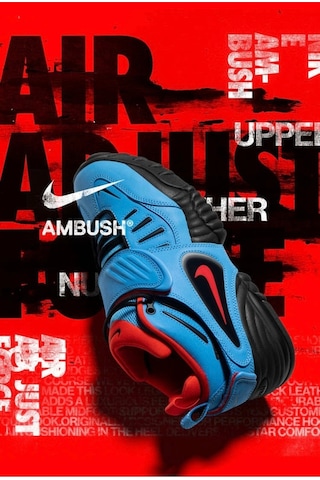 Nike Ambush X Nıke Air Adjust Force Sp Spor Ayakkabı Sneaker Mavi Mavi