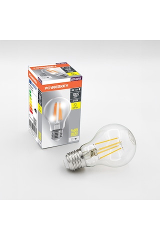 Powerkey Led Filament Ampul - Sarı Işık