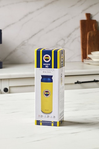 Karaca X Fenerbahçe Lisanslı Logo Termos 500 Ml Sarı
