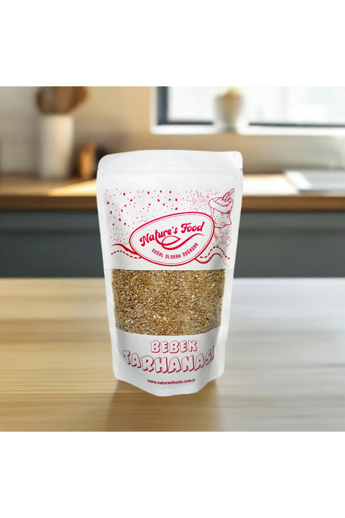 Klasik Bebek Tarhanası 400 Gr Yoğurt %42,8 , Buğday Unu %35,7 , Buğday Ruşeymi %21,5 .