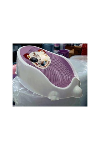 Bee Home Soft Bebek Yıkama Küveti Ak-312, Beyaz&eflatun