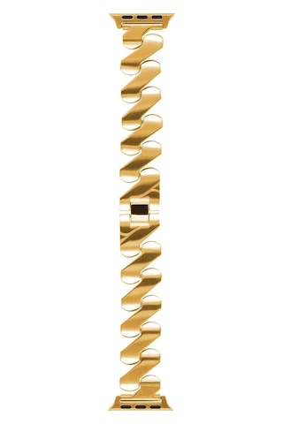 Apple Uyumlu  Watch 7 8 41mm Kordon Krd-80 Metal Bilezik Strap Kayış