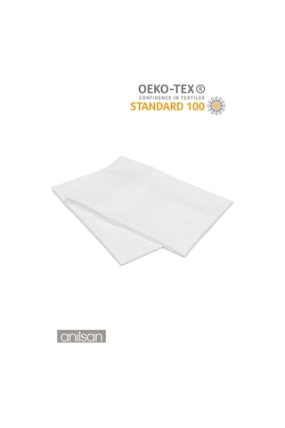 6'lı Beyaz Yastık Kılıfı 50x70 Cm, %100 Pamuk, Yumuşak Ve Dayanıklı Yastık Kılıfı