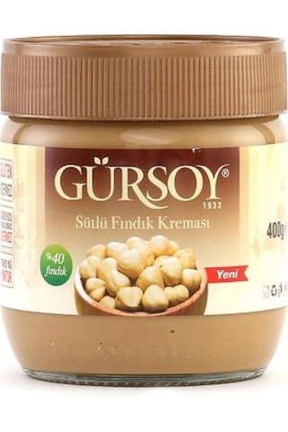 Gürsoy Sütlü Fındık Kreması 400 G