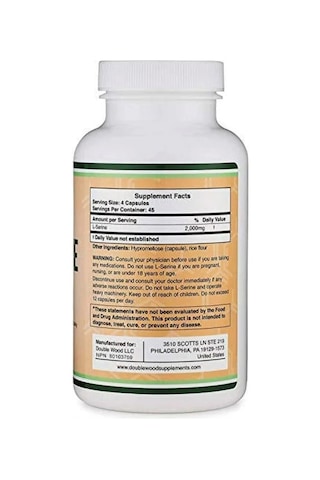 Double Wood L-serine 2000mg 180 Capsul.tr Tek Yetkili Satıcı...