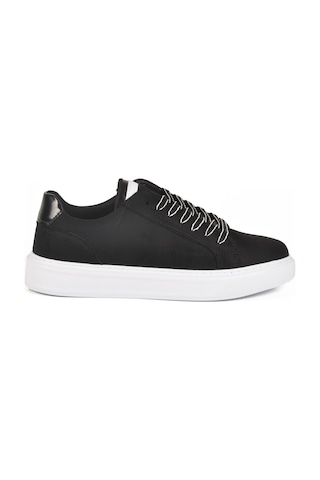 Siyah Süet Bağcıklı Hafif Erkek Sneaker 539 M Siyah Süet