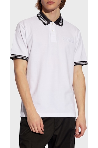 Versace Jeans Couture Erkek Polo Yaka T Shirt 76gagt09 Cj01t 003 Beyaz