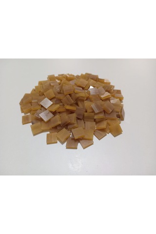 Kapiçino Kare Vitray Cam Mozaik Taşı - Sanatsal Mozaik İçin Yaklaşık 10 X 10 Mm