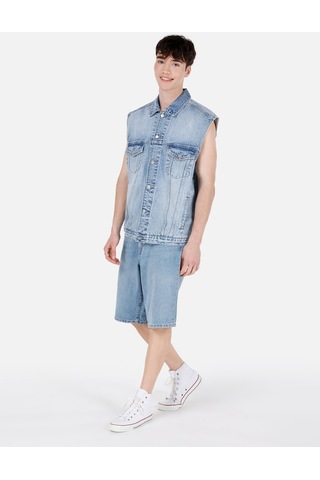 Colins 010 West Normal Kesim Lacivert Erkek Jean Yelek Cl1069581 Cl1069581 Q1.V1 Dn04294