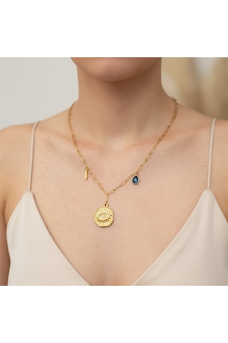Eclipse Charm Kolye Çok Renkli