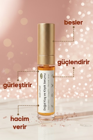 Doğal Kaş Ve Kirpik Serumu 5 Ml - Gürleştirici, Güçlendirici, Parlaklık Veren Bakım Yağı.