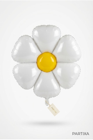 Papatya Folyo Balon 40x50 Cm Bahar Yaz Çiçek Temalı Doğum Günü Parti Süsü Çok Renkli