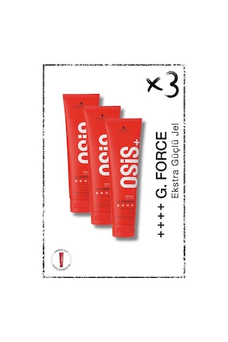 Osis G.Force Güçlü Tutucu Jel 3 x 150 ML