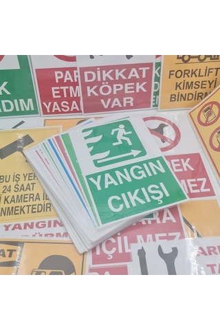 Jetyazdır Uyarı Levhaları ''kaynak Işıgından Gözlerini Koru '' A4 Pvc 30 21 Cm
