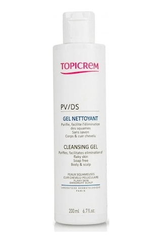 Topicrem PV/DS Gel Nettoyant Cleansing Köpüklü Saç ve Vücut Jeli 200 ML