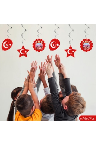 Turkuaz-Pazarlama 23 Nisan Kutlu Olsun Sarkıt Süs