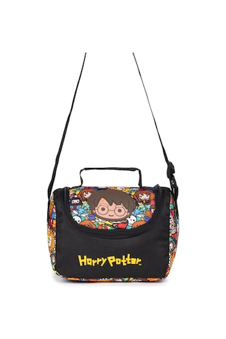 Necati Çanta Harry Potter Lisanslı Renkli Beslenme Çantası Siyah