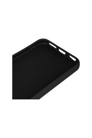 Zore İnfinix Smart 9 Kılıf Biye Silikon - Siyah Siyah