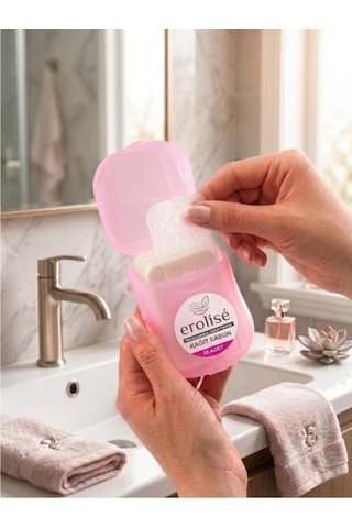 Erolise Elde Erir Kağıt Sabun 10 x 20 Yaprak
