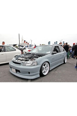 Honda Civic İes Cs Ön Ek Karlık Plastik Mat Siyah Makyajlı Kasa 1999 2000 2001 Karlık+bodykit+ek