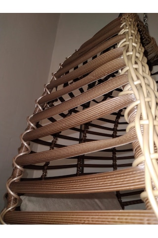 Kopisgarden Kopis Garden Bahçe Ve Balkon Armut Salıncak Rattan Açık Kahverengi