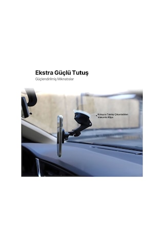 Ttec 2tt35 Easy Drive Flex M Araç Içi Magsafe Uyumlu Telefon Tutucu