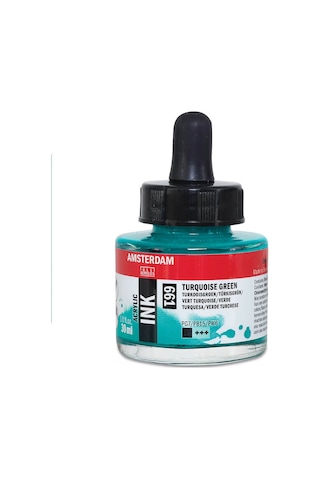 Amsterdam Akrilik Mürekkep 30 Ml Turquoise Green 661 Diğer