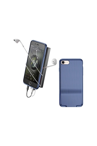 Baseus Apple Uyumlu iPhone 7/8 Kılıf Şarj ve Kulaklık Girişli Audio Case