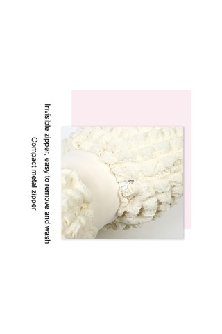 Wondernest Araba Koltuğu Nefes Alabilen Rahat Puf Yastık Döşemesi, Kafalık Pembe