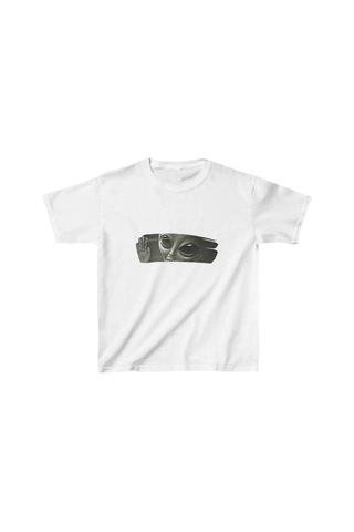 Assema Çocuk Unisex Baskılı T-shirt - Beyaz Çok Renkli
