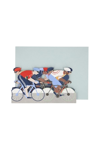 Meri Meri - Cycling Birthday Card - Bisiklet Tebrik Kartı