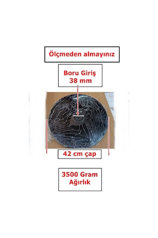 Vantilatör Yedek Parça 42 Cm Taban Ağırlık 3.5 Kg
