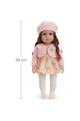Emzikli Sevimli %100 Et Bebek - 50 Cm Konuşan Gerçekçi Oyun Arkadaşı İnteraktif Eğitici Oyuncak