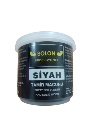5 Adet Çok Amaçlı Ahşap Parke Masa Sehpa Çizik Çok Amaçlı Tamir Dolgu Macunu Siyah 240 Gr Diğer