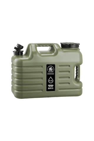 Shufa Açık Su Konteyneri Piknik Kamp Içme Kova Depolama Taşıyıcı Yeşil 18 L