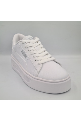 Puma Smash Platform V3 Tdp Beyaz Kadın Sneaker Spor Ayakkabı Beyaz
