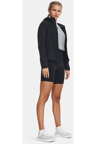 Under Armour Kadın UA Unstoppable Fleece Tam Boy Fermuarlı 1379842-001 Siyah