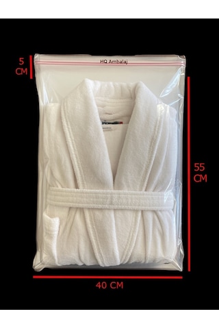 Hg Ambalaj 50 Adet 40 60 Cm Bantlı Opp Jelatin Poşet, Şeffaf Yapışkanlı Poşet 40x55 5 Cm Kapak
