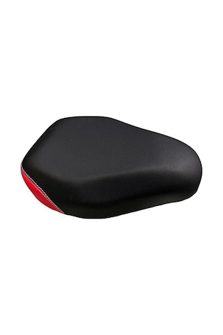 Bisiklet E-bike Geniş Sele Yaylı Yumuşak Çok Rahat 27-20 Cm Siyah - Kırmızı